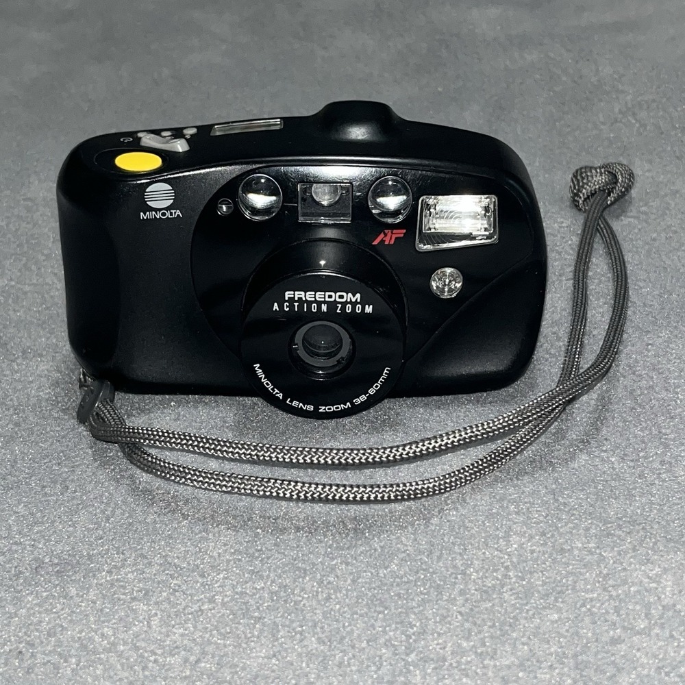 Minolta Freedom Action Zoom‎ QD Point & Shoot 35mm Film Camera Untested